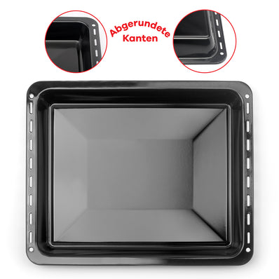Backblech 422x370x25 mm Fettpfanne für AEG Electrolux Zanussi 3531939233