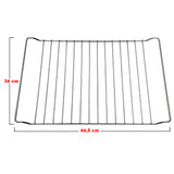 UNIQ DEALZ 445 x 375 x 30 mm und 40mm 3er Set mit 2 Backbleche 2 Tiefe emailliert und 1 Backrost 445x340x25 mm passend für Bauknecht Whirlpool Ignis