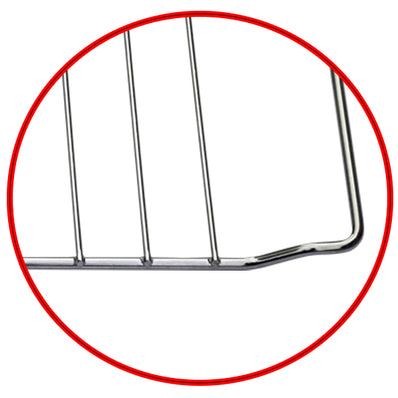 UNIQDEALZ 445x375x40 mm Set tiefes Backblech und Backrost passend für Whirlpool Gruppe Bauknecht Whirlpool Ignis IKEA Algor