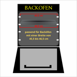 UNIQDEALZ 455x370x31 mm Universal Backblech Fettpfanne emailliert /  passend für BSH-Gruppe 662999 – 00662999, 434038 kompatibel Bosch Siemens Neff Constructa Balay NEFF Gorenje